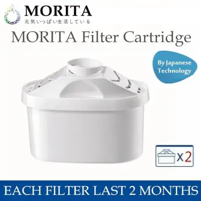Morita Filter Cartridge for 3.5L Water Self-Purifying Pitcher Jug