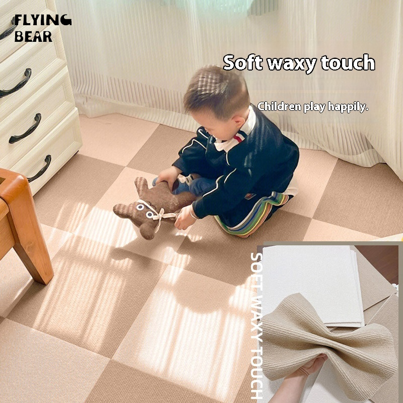 Thảm hình đá lát chống trượt thân thiện với môi trường cho phòng trẻ em và phòng khách