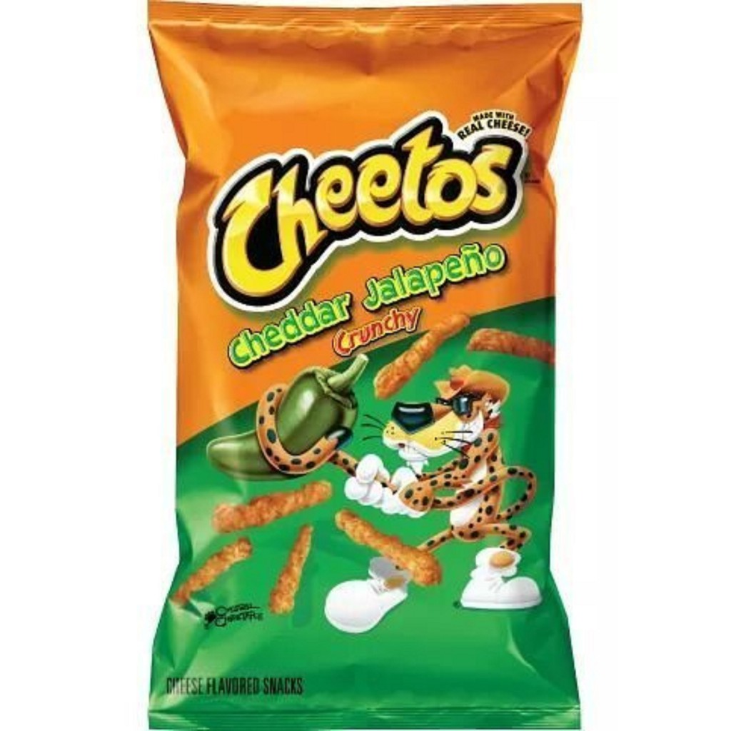  Bánh Snack Phô Mai Cay hiệu Cheetos Cheddar Jalapenp Crunchy -Gói 226g 