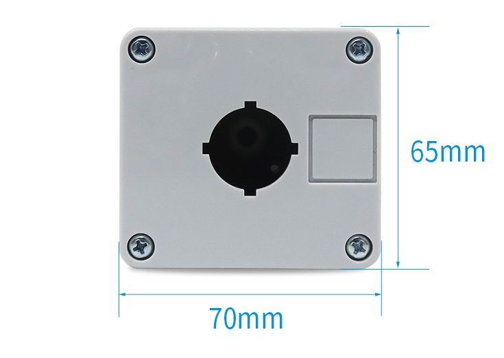 CBX1 - Một Lỗ | Hộp Nút Nhấn Công Nghiệp CNTD | Tùy chọn khác: CBX1-Một Lỗ, CBX2-Hai Lỗ, CBX3-Ba Lỗ, CBX4-Bốn Lỗ | 1-2-3-4 Lỗ 22mm Chống Cháy Nhựa | Điều Khiển Máy Móc