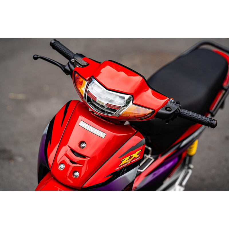  Pha đèn led 2 tầng ZHIPAT xe Wave ZX  Wave nhỏ 2 bóng 