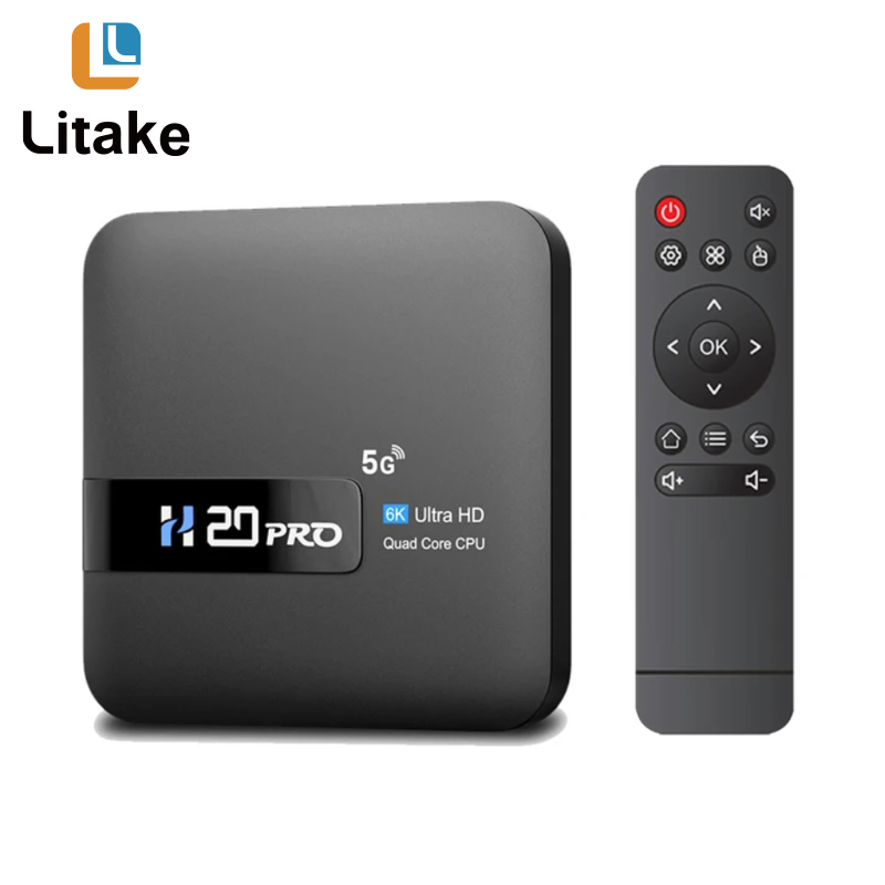 H20PRO Digital TV Converter Box 2.4G&5G WIFI 6K HD Quad Core CPU TV Set-top Box Compatible For Android 10.0 ราคา 694 บาท*ส่งฟรี