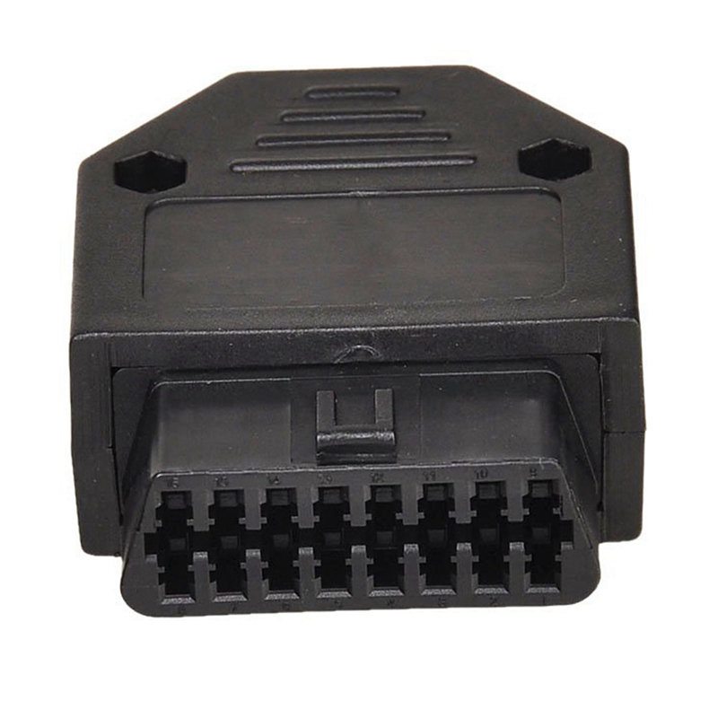 10X OBD2 OBD II 16 Pin Connector Socket Diagnostic Tool Adapter OBD Connector + Enclosures + Terminal + Screws