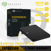 Seagate Expansion External Hard Drive - 1TB/2TB, USB3.0