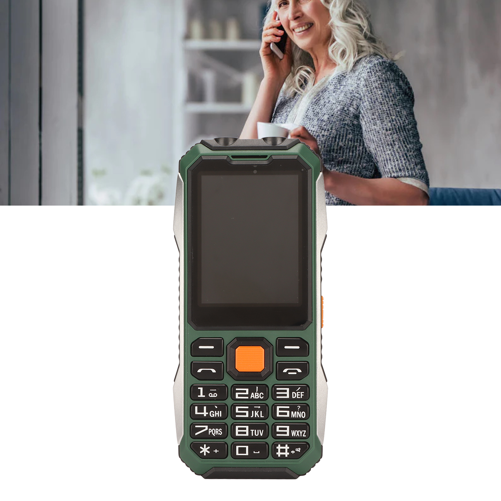 Lenovo Big Button Cell Phone 2G 2G Seniors Cell Phone 6800mAh Battery Support 13 Languages for Seniors for Household ราคา 1,117 บาท*ส่งฟรี