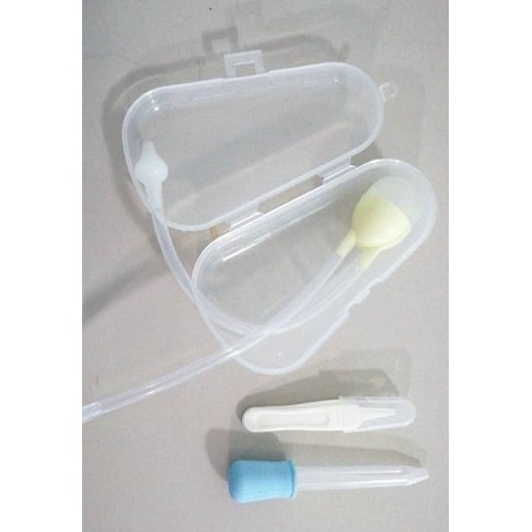 3 In 1 Baby Manual Nasal Aspirator WITH BOX Baby Nasal Suction Set Penyedut Hingus Bayi Alat Pembersih Hidung Bayi