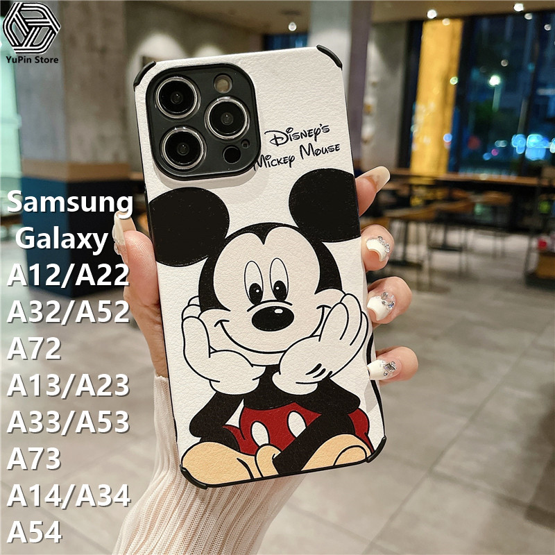 イングレム Inglem iPhone 15 Pro Max Case, Disney Hybrid Case, Charaful Multi  Mickey Mouse
