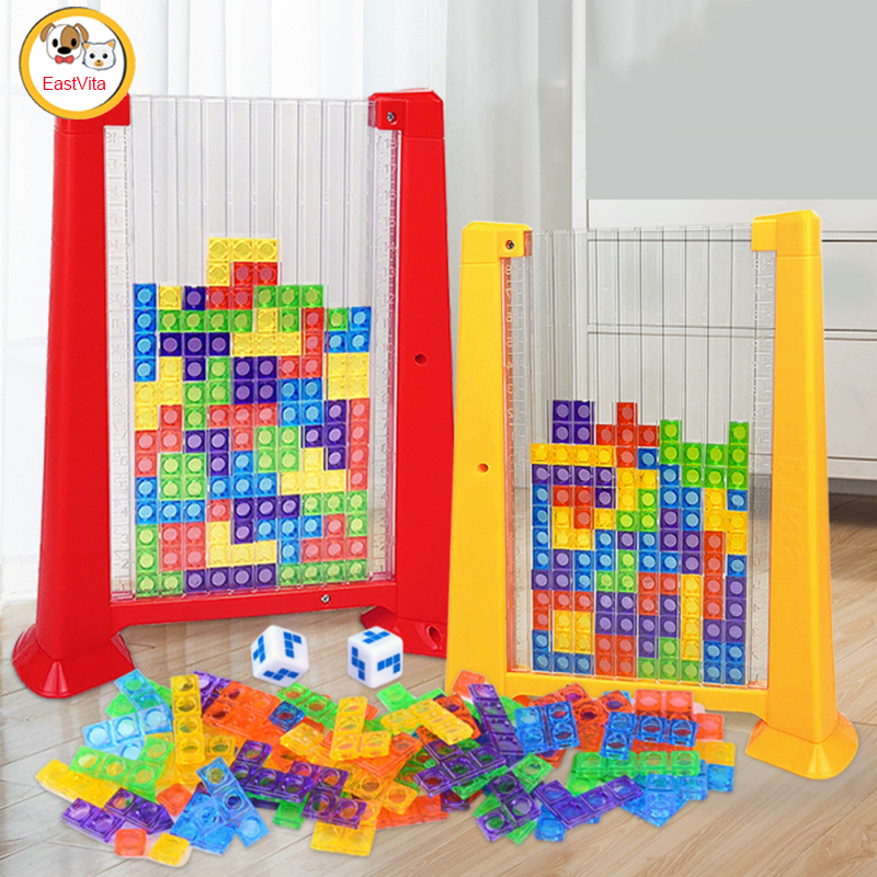Children Diy Building Blocks Desktop Game Parent