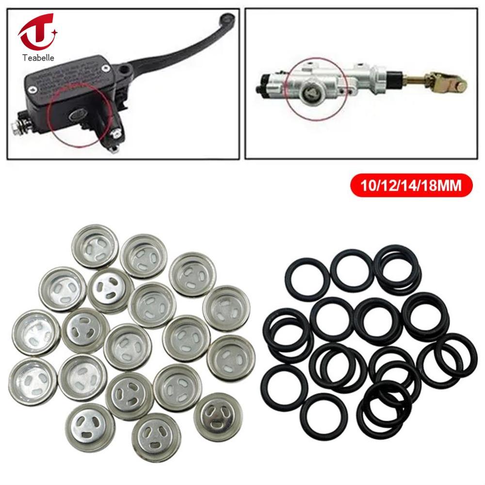 Teabelle 10Mm/12Mm/14Mm/18Mm Xe Máy Trên Bơm xi lanh chính Cụm bơm phanh Dầu gương cửa sổ Sight Glass miếng đệm cao su