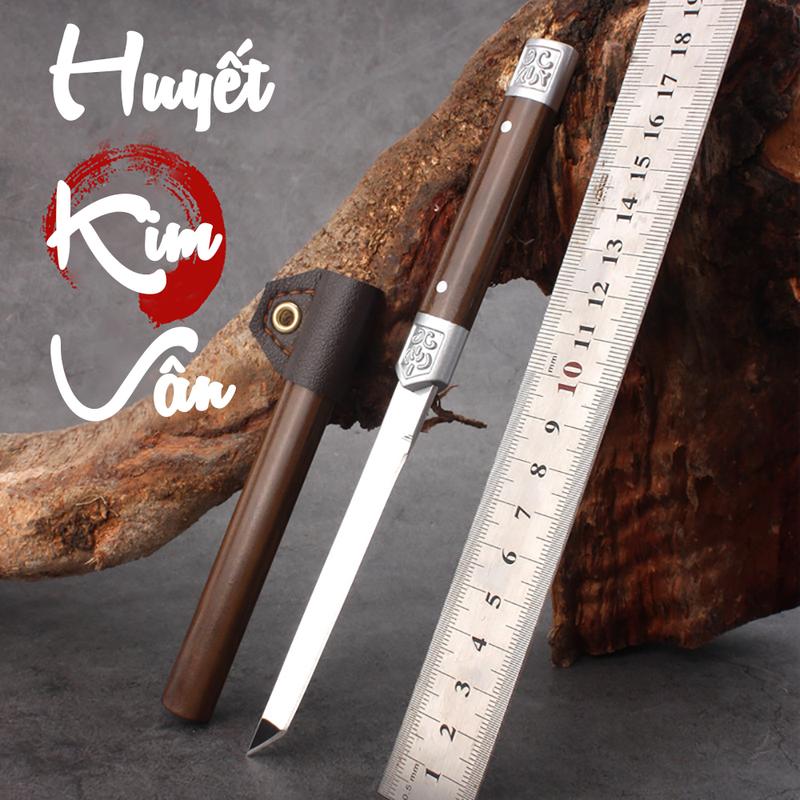 HUYẾT KIM VÂN - Dao nhật bản Cắt Gọt Hoa Quả, Dao Làm Bếp Thép Không Gỉ Cao Cấp, Nhỏ Gọn, Có Vỏ