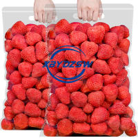 【XBYDZSW】草莓脆Freeze-dried strawberry crisp whole strawberry dried 500g snowflake crisp raw fruit dry baking special