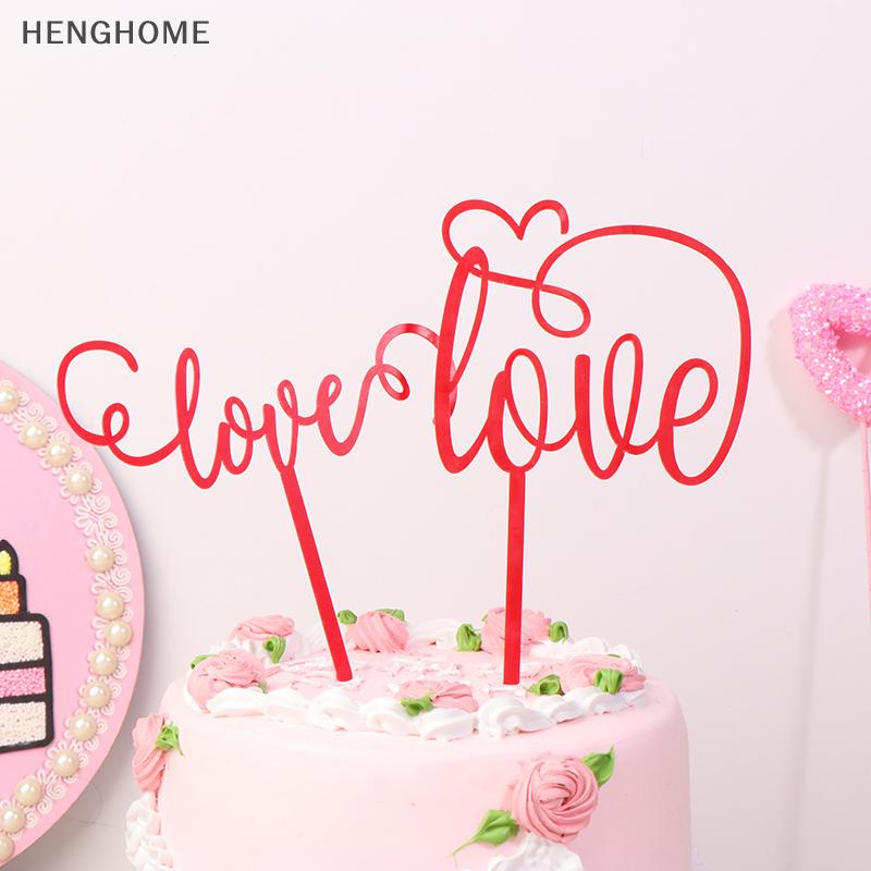 SUJIOO4 ของตกแต่งหน้าคัพเค้กพลาสติกสำหรับวันวาเลนไทน์ของตกแต่งเค้กจดหมายรักสีแดงของตกแต่งปาร์ตี้วาเลนไทน์ที่มีความสุขสำหรับบ้าน2025เฉลิมฉลองเดือนกุมภาพันธ์1 ราคา 30 บาท*ส่งฟรี
