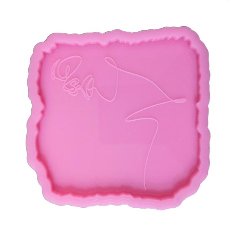 【Ready Stock】 Silicone Mold Jewelry Making Epoxy Mould Decorative DIY Arts Craft Cup Mats Mold Handmade Home Decoration Making Tools
