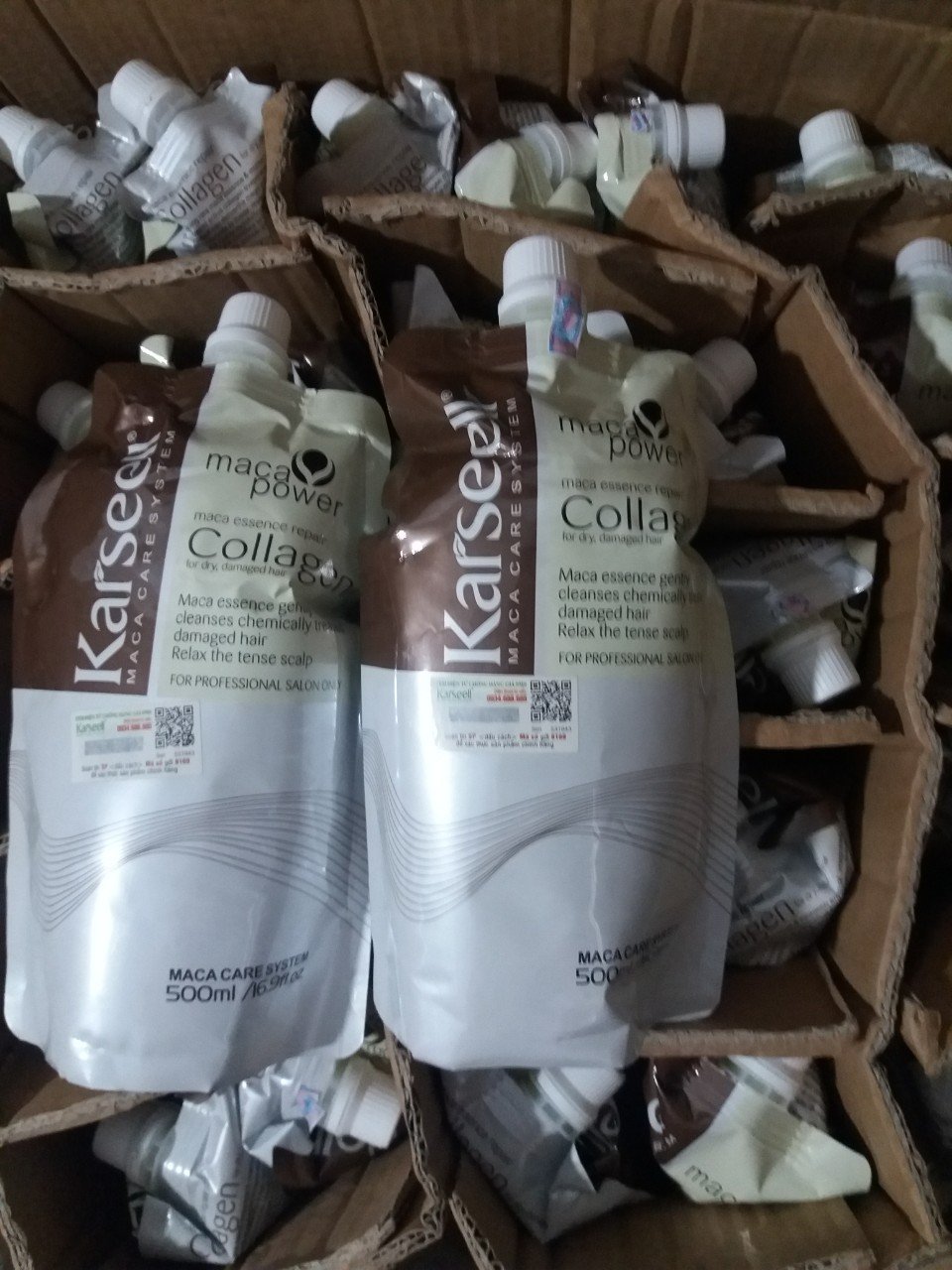 Dầu ủ hấp tóc Collagen 500ml - Kem hấp dầu siêu mềm mượt Karseell