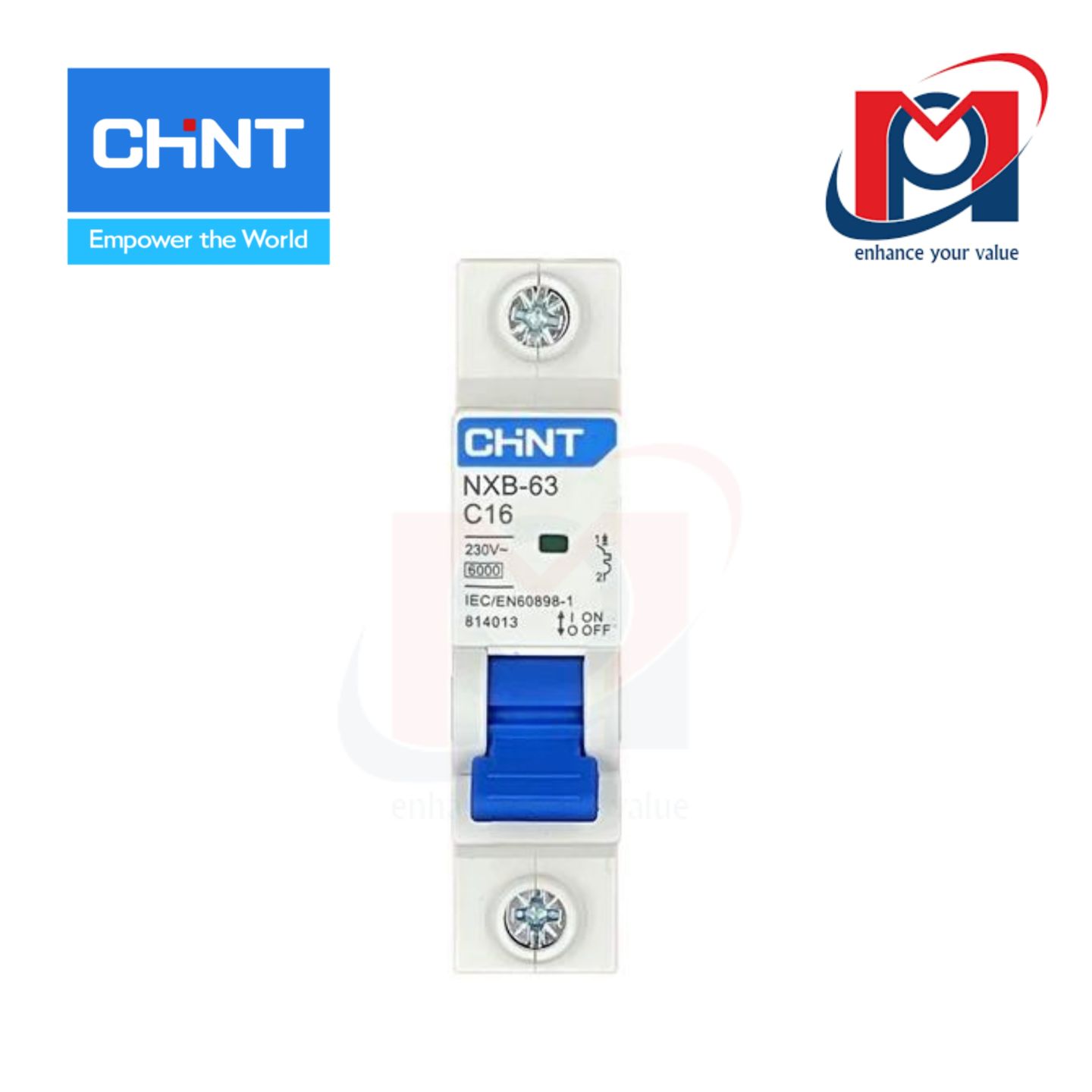 Cầu dao tự động mcb nxb-63 1p 10a 6ka – chint – 814013