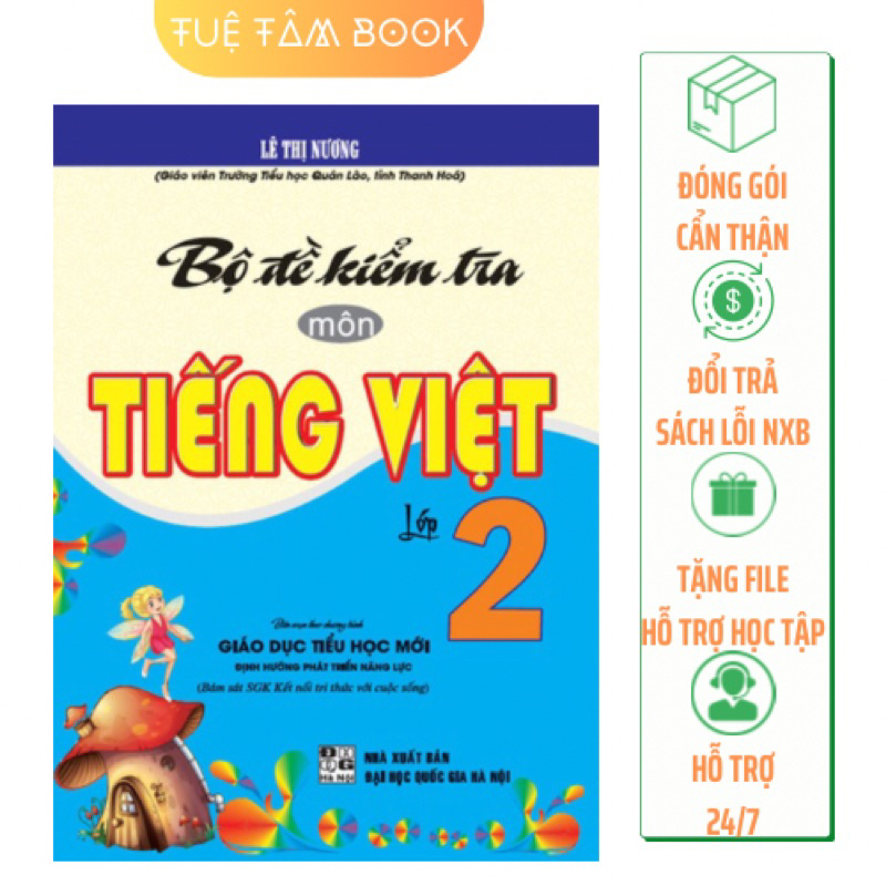 Sách - Bộ đề kiểm tra môn Tiếng Việt lớp 2 (Kết nối tri thức với cuộc sống) HA TT