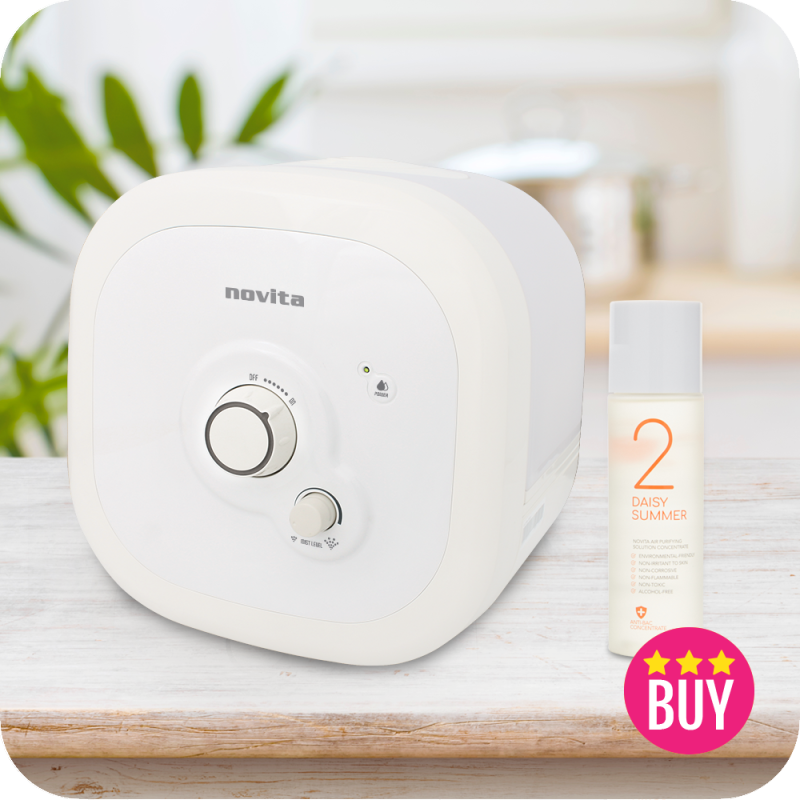 novita humiperfect™ Humidifier NH800 with 1 bottle of Air Purifying Solution Concentrate Singapore