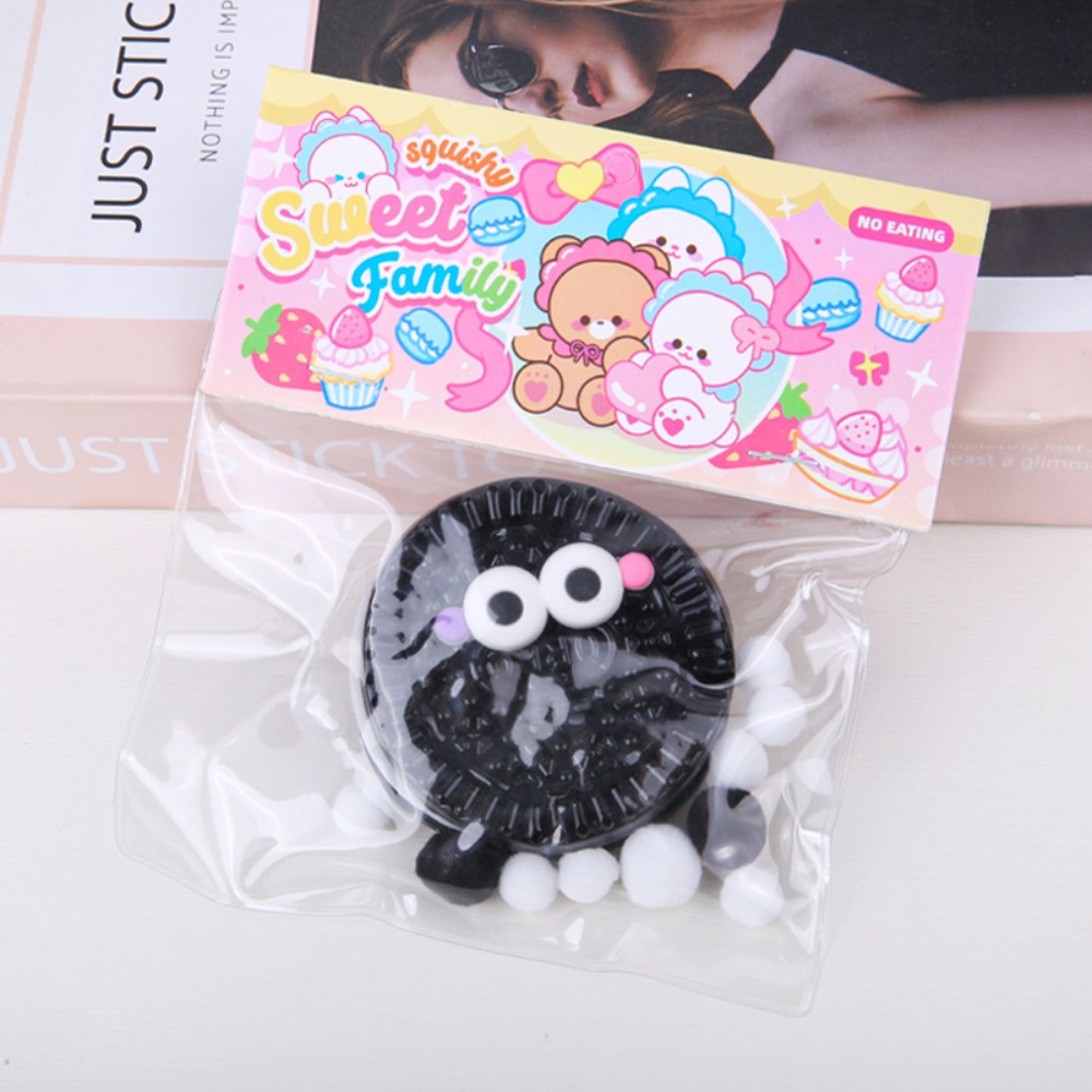 Petibabe bàn silicon Cookie Squishy căng thẳng Relief Oreo pinching đồ chơi bền Mochi TabA Squishy