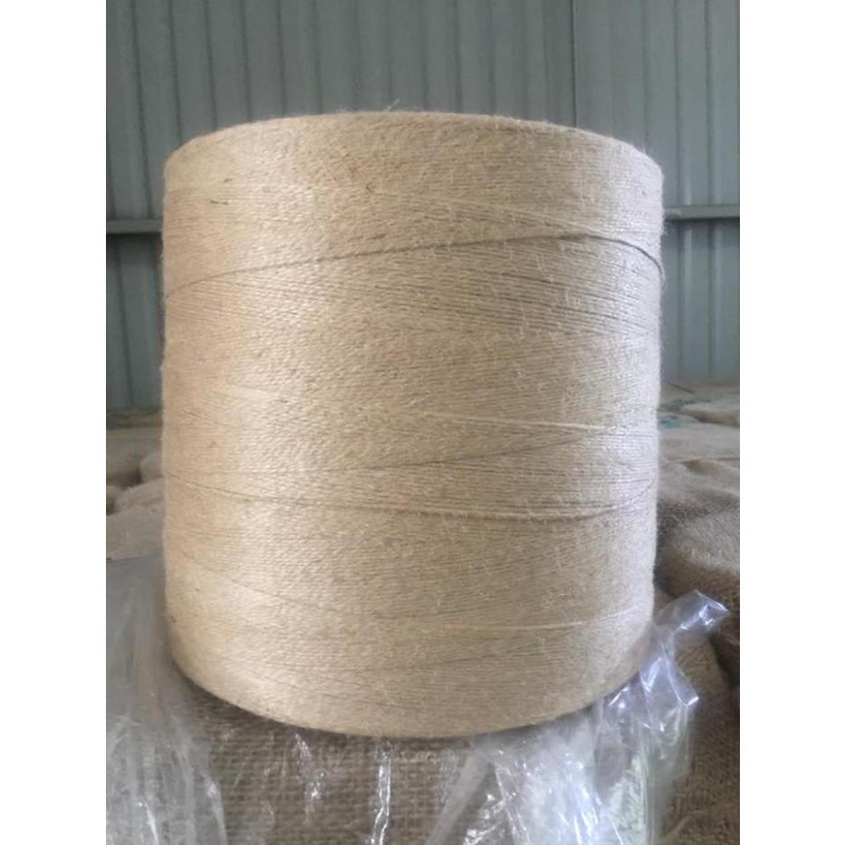 Dây bố, dây đay cuốn rơm, dây thừng trang trí sợi 1,5mm cuộn 10kg