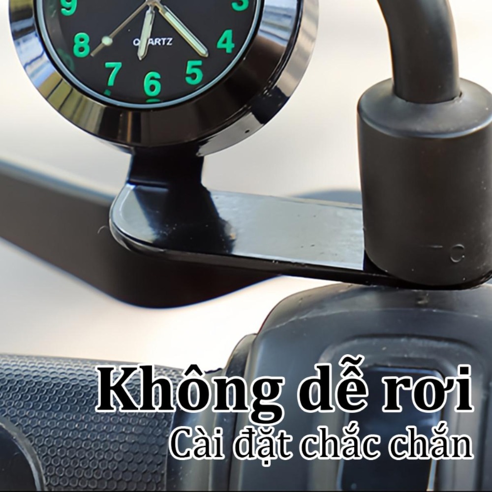 Đồng hồ dạ quang, xe máy, điện tử, xe điện, gắn trên, độ cho.