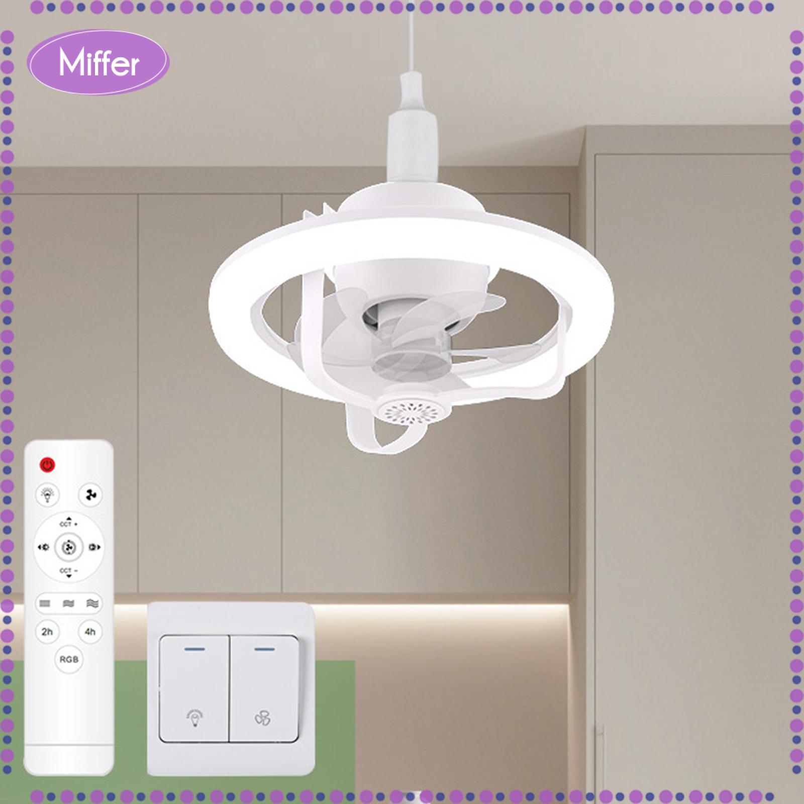 Miffer Ceiling Fan with Light Remote Control Three Adjustable Wind Speeds Fan Lamp for Apartment Bedroom Kitchen Living Room Farmhouse Giá 534,233 Đồng*Miễn phí vận chuyển