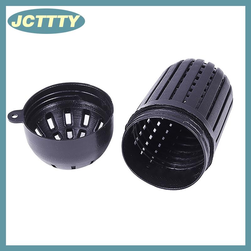 JCTTTY 10pcs mồi bóng cá mồi bóng bóng nhựa Giun Đất hộp Tôm lồng Bóng lưới đánh cá Hộp Mồi Câu Cá