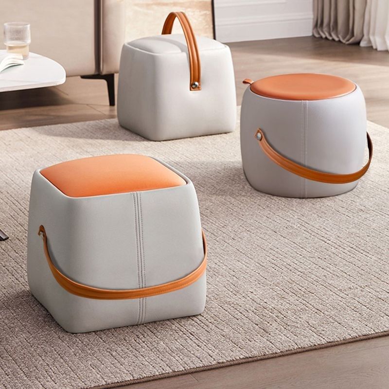 Storage portable internet famous chair, living room foot and storage stool