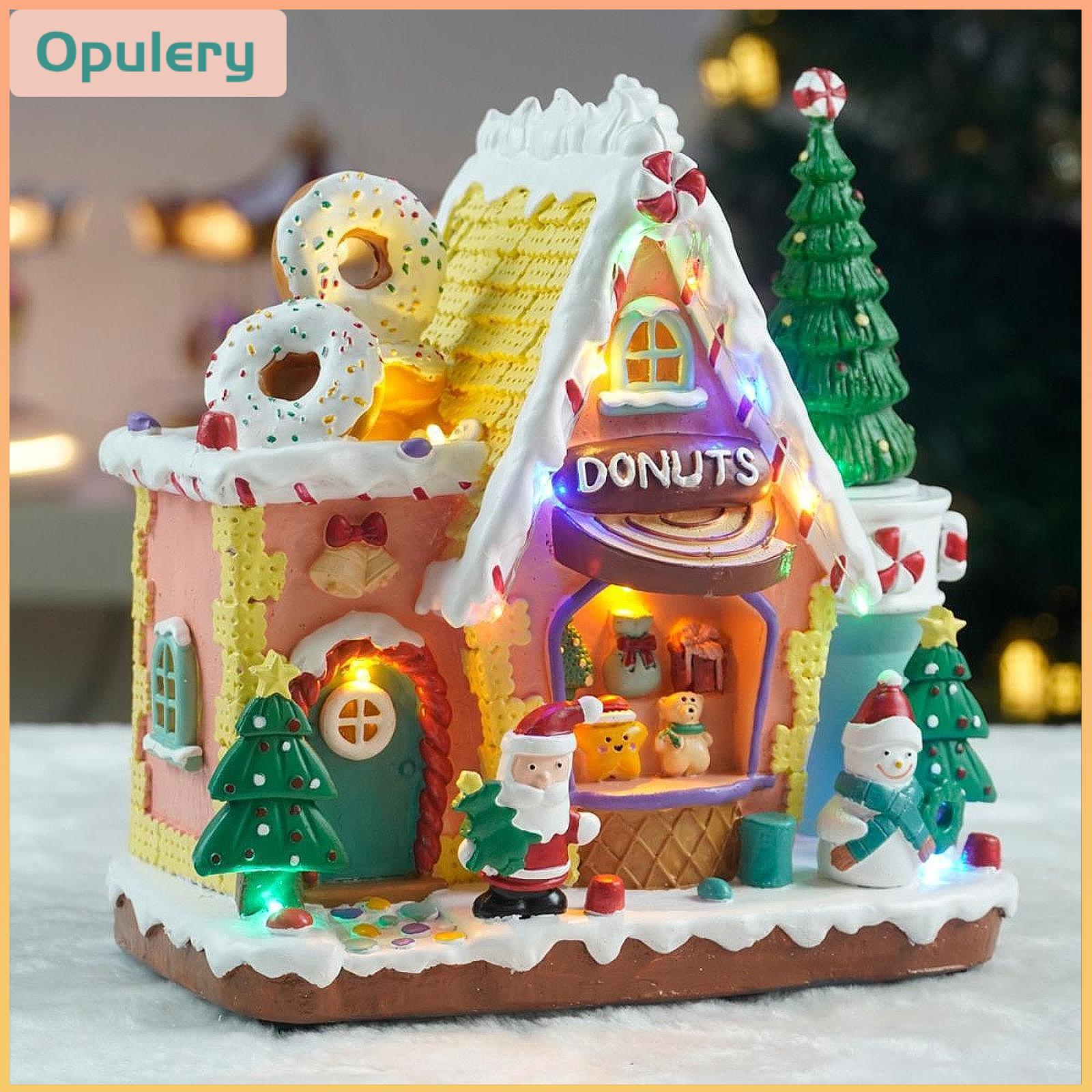 Baosity Xmas Village Houses Ornament Christmas Decoration for Holiday Birthday Party ราคา 2,978 บาท*ส่งฟรี