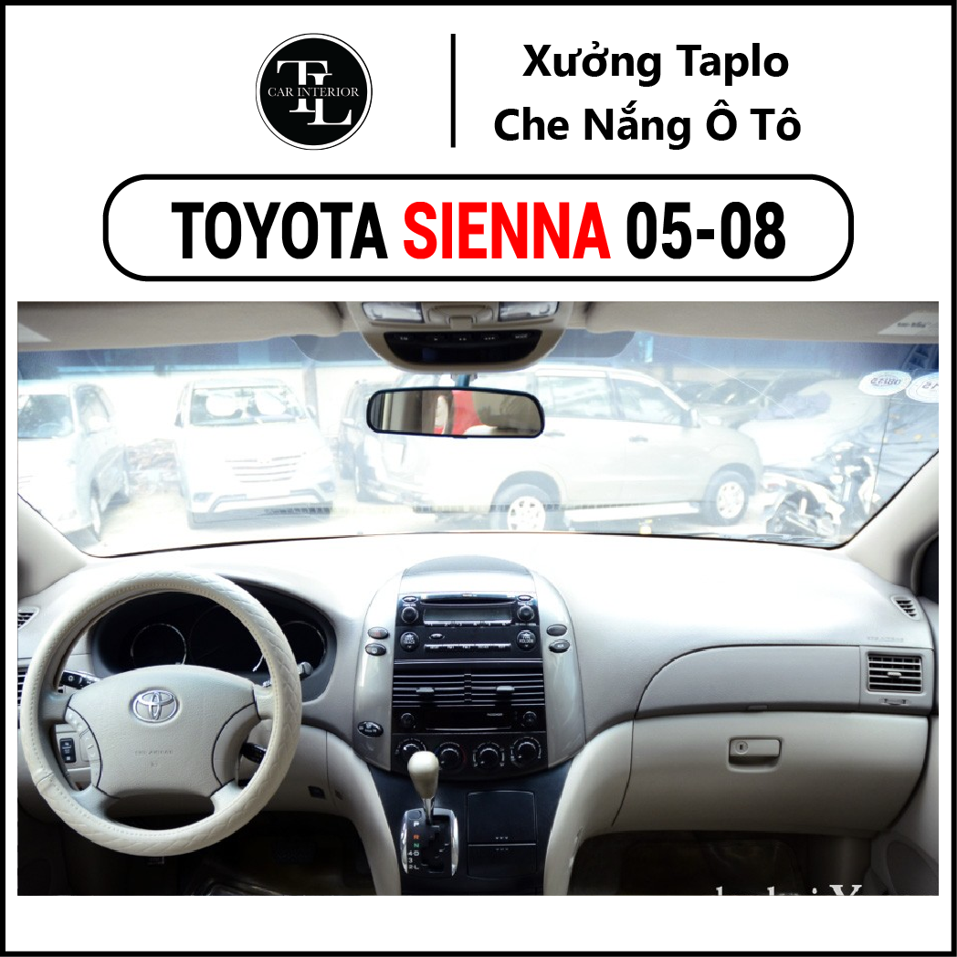 Toyota Sienna Car Dashboard Mats Are Made of Carbon Leather, Sheepskin Velvet, with a Thick 3-Layer Anti-Slip Base, 12-Month Warranty Giá 464,100 Đồng*Miễn phí vận chuyển