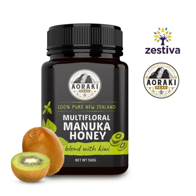Aoraki Peak Manuka Honey Blend with Kiwi ,500g