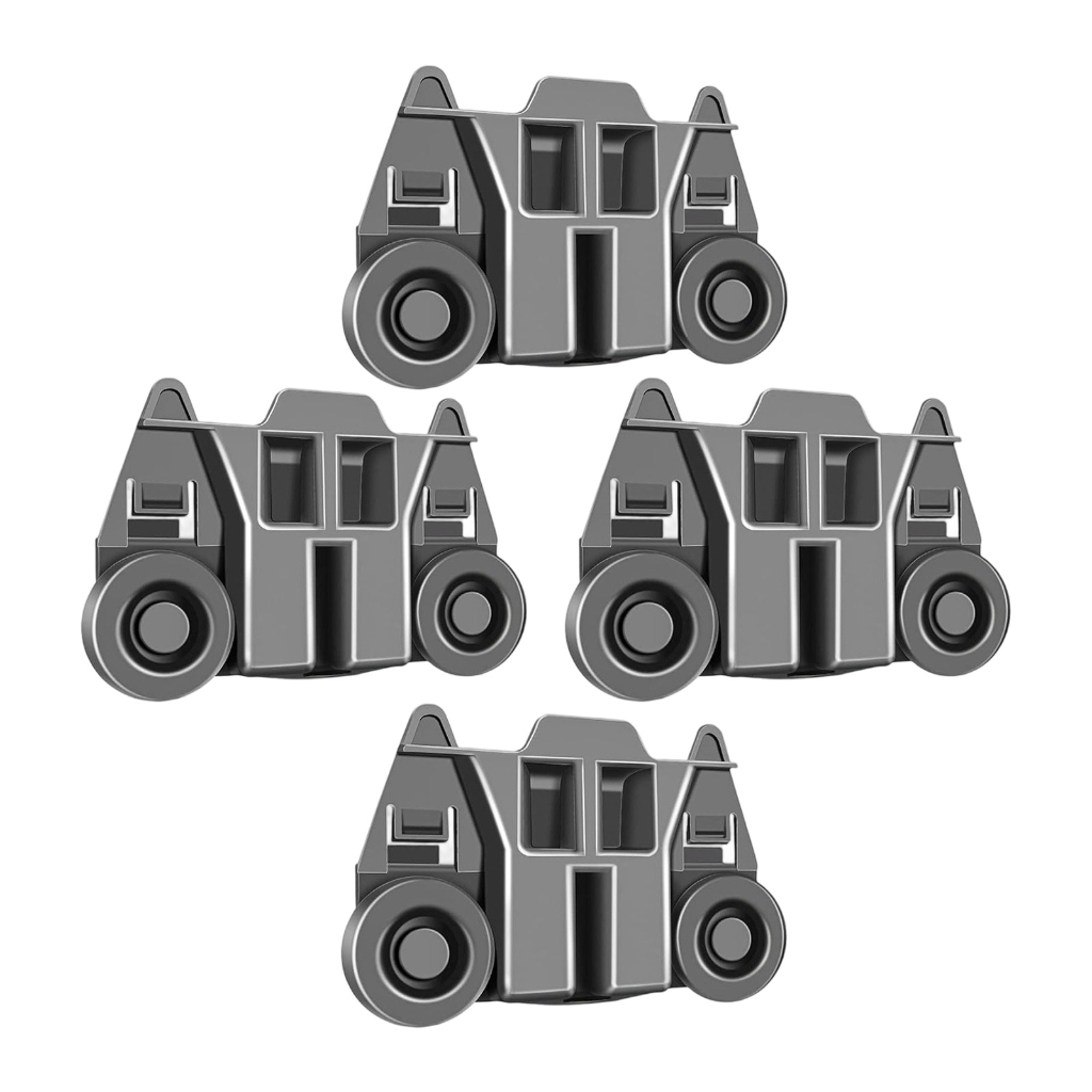 4 cái w10195417 Máy Rửa Chén Giá Bộ bánh xe chịu lực cao Máy Rửa Chén Giá con lăn cho ap4538395 ps2579553 wpw10195417