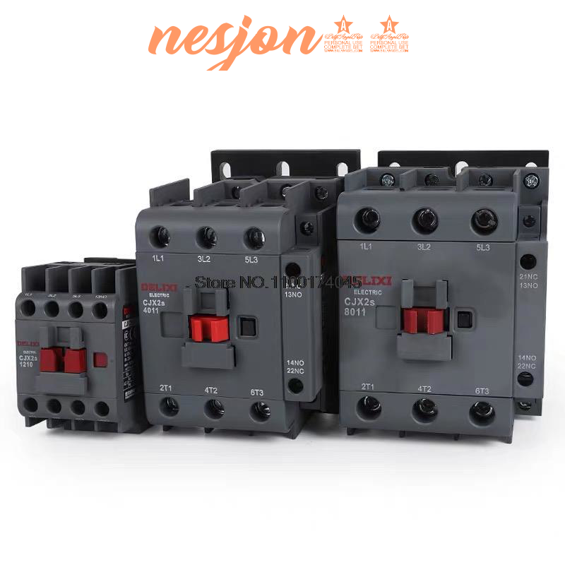 [nesj] DELIXI 6A AC Schütz Din Schiene Montiert CJX2s-0610