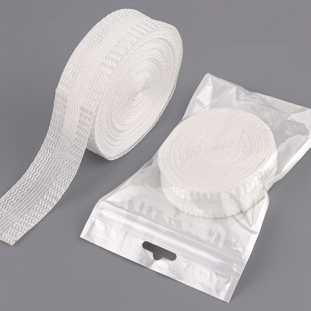 LUSHTEN 1-5m Pants Hem Tape Washable Self Adhesive Trouser Edge Paste Durable Fabric Fusing Tape DIY Sewing