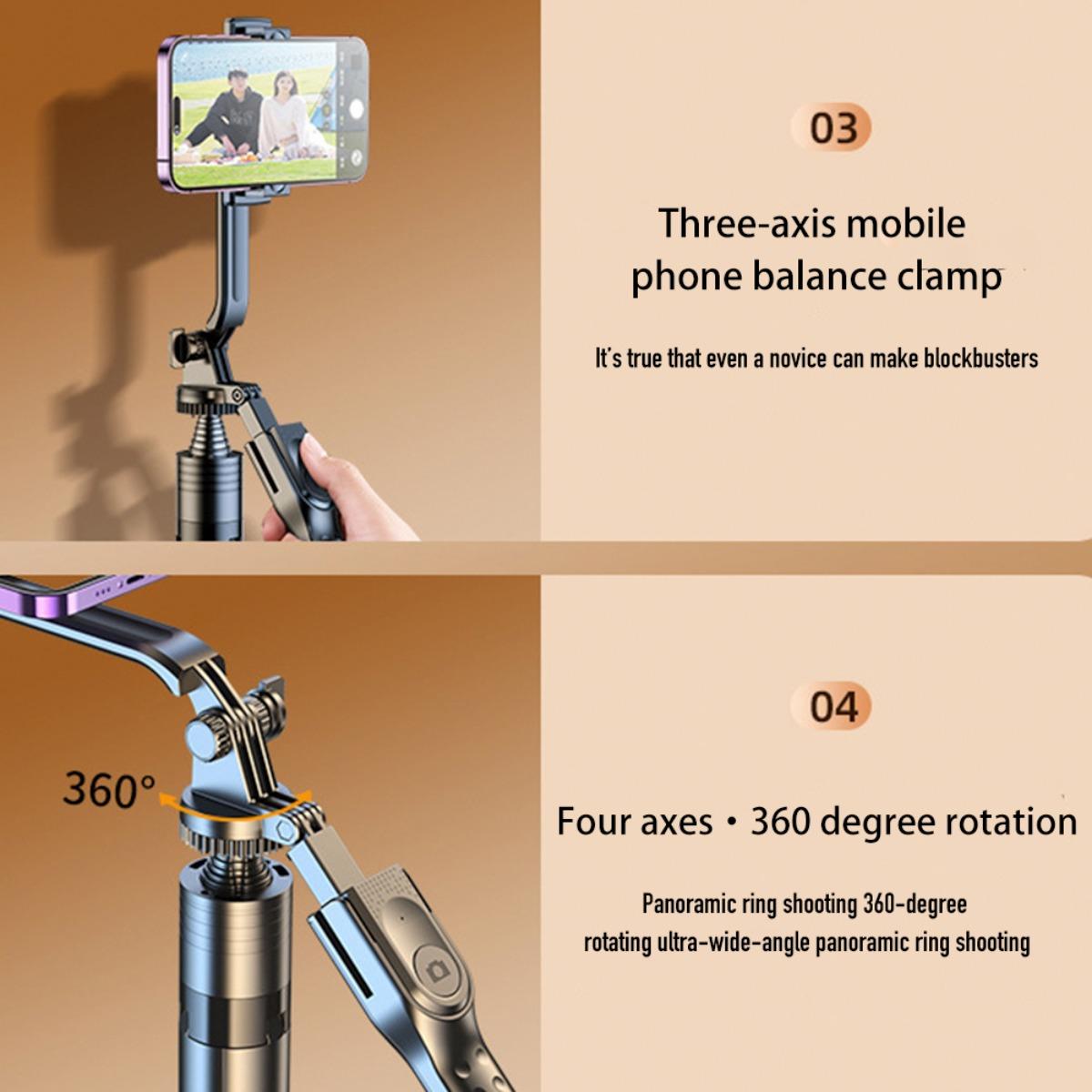 Gimbal stabilizzatore per smartphone con telecomando_voghion.com