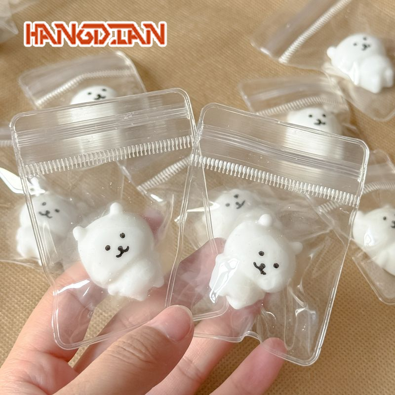 [HANGDIAN Cute Mini Bear Squishy Toy with Slow Rebound Stress Relief Soft TPR Playful Animal Squeeze Fun for Adults and Kids,Hangdian Squishy Toys Stress Relief Toys Slow Squishy Cute Little Bear Soft Toy, Slow Bounce, Squeeze Fun, Playful Soft Tpu Animal ราคา 17 บาท*ส่งฟรี