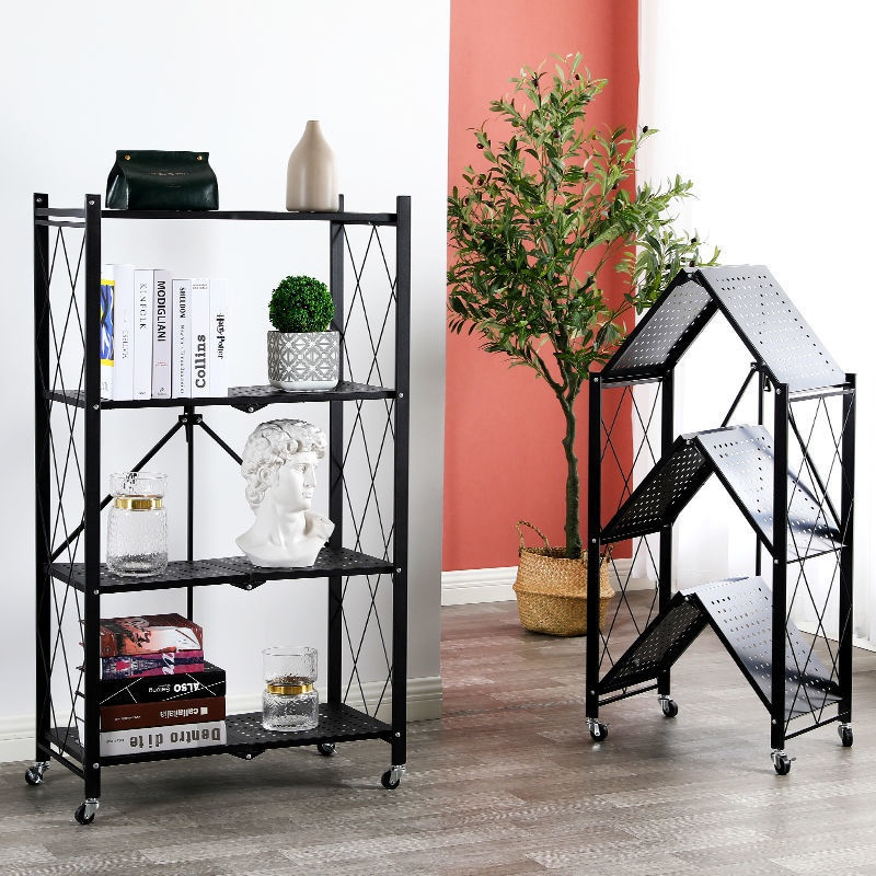 Kệ Lò Vi Sóng 3/4/5 Tầng Khung Sắt, Tủ Nhà Bếp, Đa năng chứa đồ nhiều ngăn tầng lắp ghép Gỗ MDF Tuyển Chọn