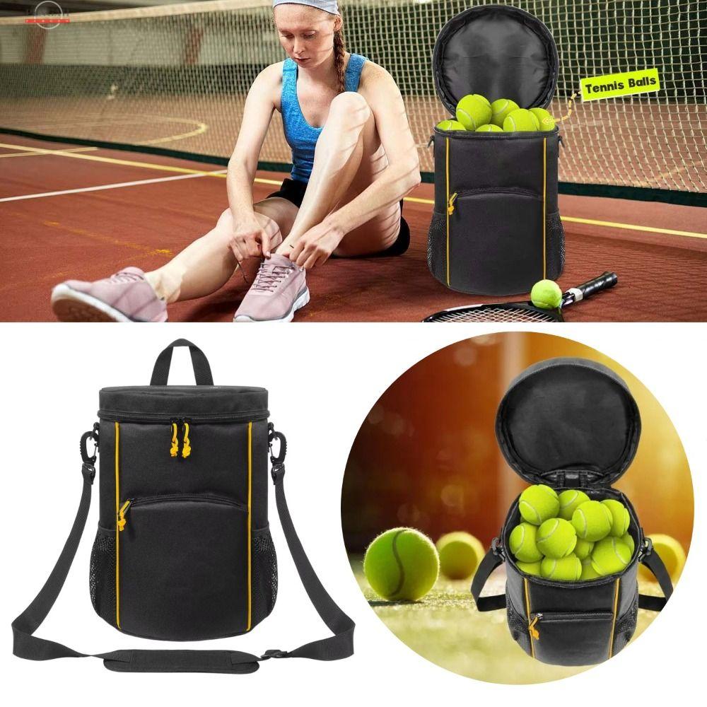 PENGA Dây đeo vai Túi đựng quần vợt Khóa kéo hai chiều Dung lượng lớn Túi đựng bóng tennis Di động Nhiều túi Ba lô đựng vợt tennis Túi bóng chày