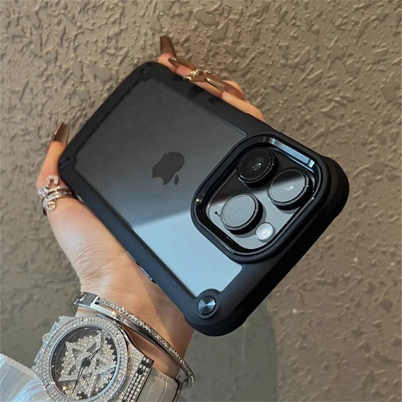 Ốp lưng chịu lực cao chắc chắn sang trọng cho Iphone 15 14 12 11 13 Pro Max x XS XR 7 8 Plus 14 Pro 