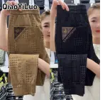 QiaoYiLuo Mùa hè quần thường ngày mới người đàn ông của Lụa băng xà cạp tất cả phù hợp với thể thao quần Jogger