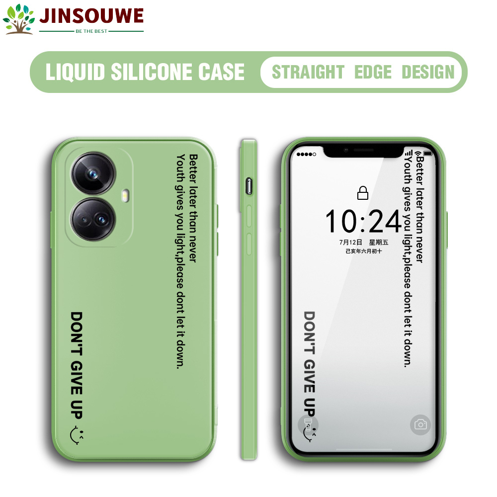 Cell vỏ điện thoại cho Realme 10 Pro cộng với 5g realm10pro + 5g vỏ điện thoại cho bé gái bé trai hoạt hình slogan tag Vỏ Silicone Camera bảo vệ