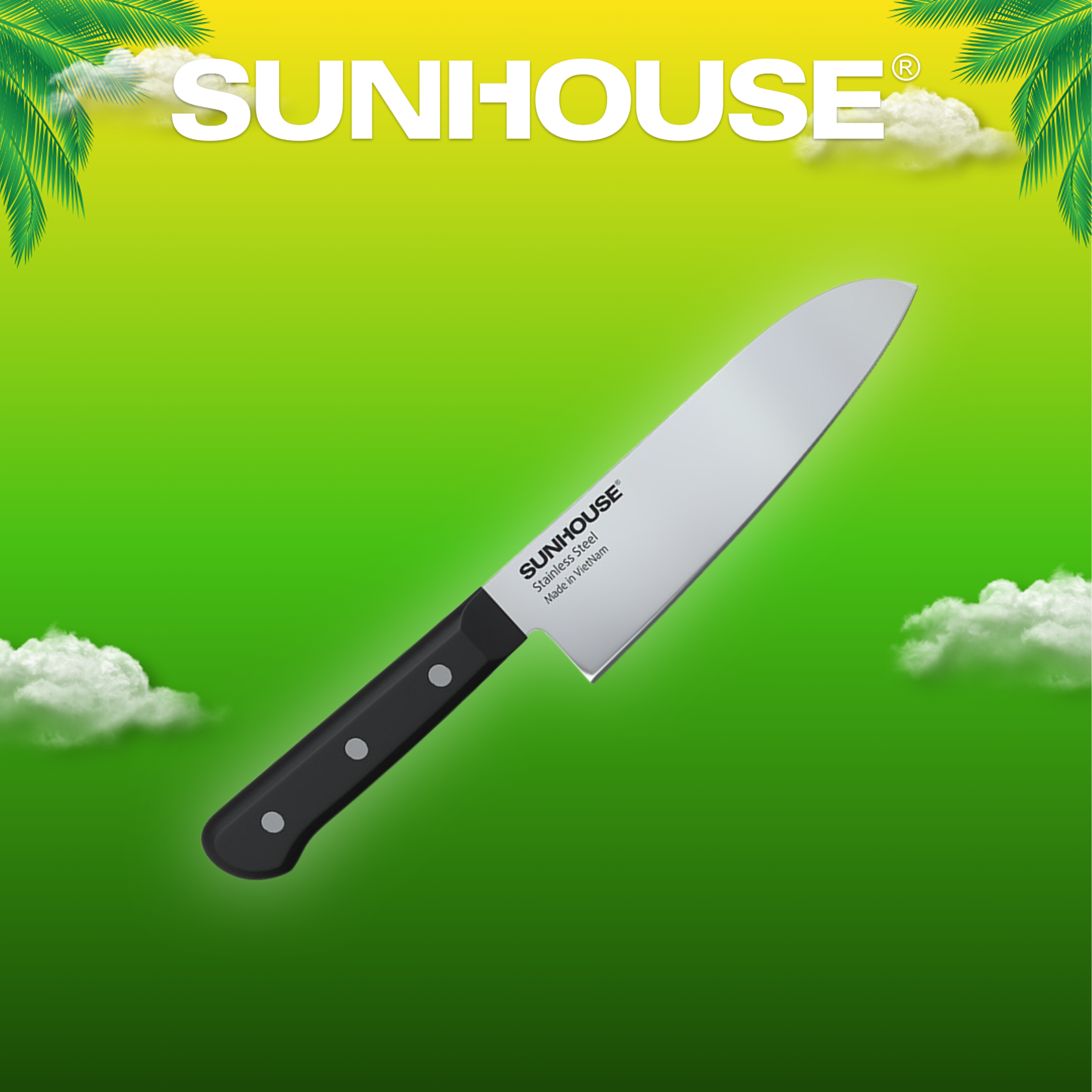 Dao làm bếp đa năng sunhouse ks-kn165ks