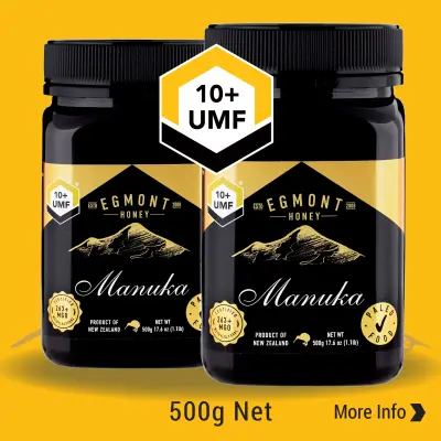 (Bundle of 2) Egmont Manuka Honey UMF 10+ 500g