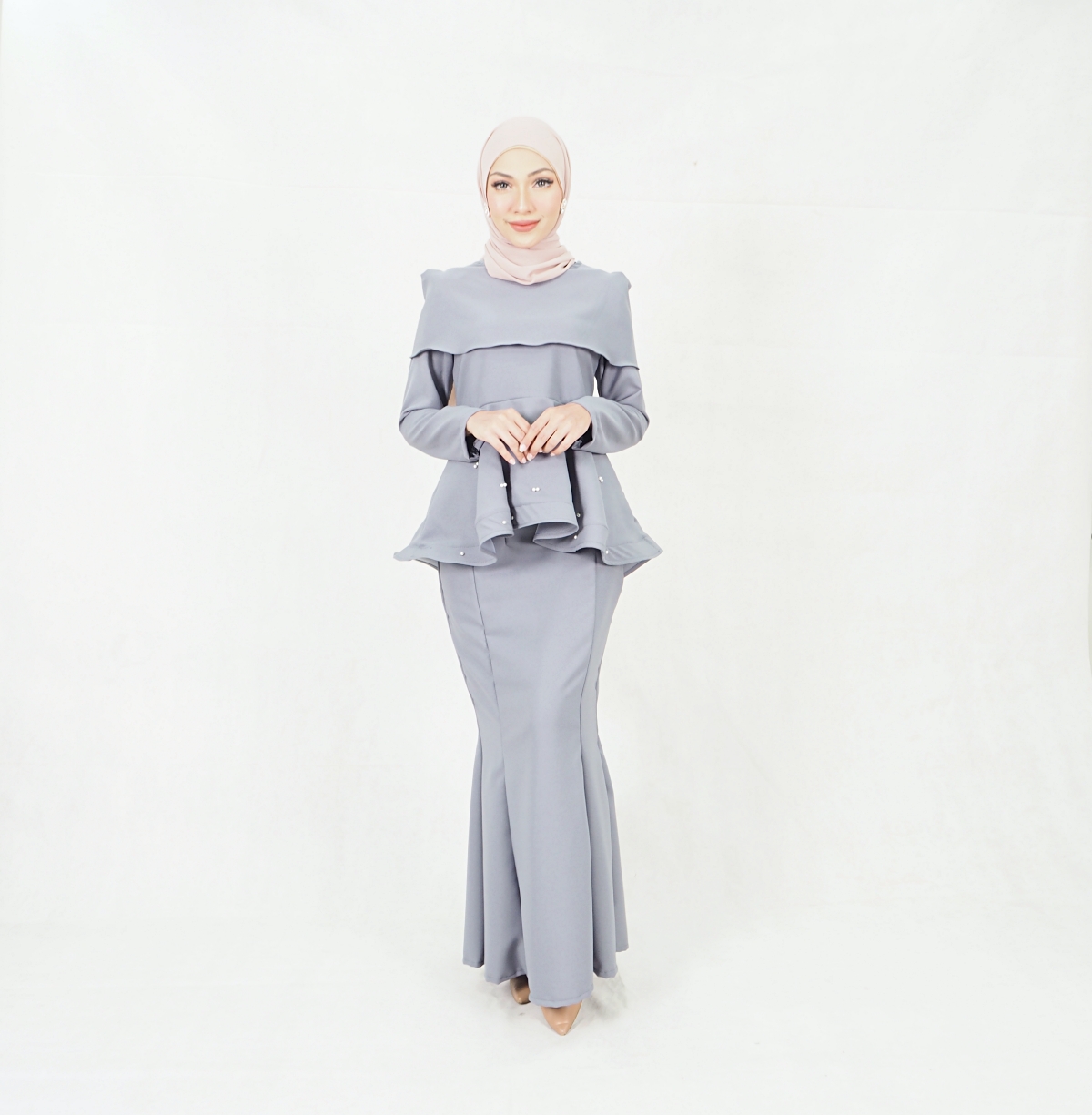 Baju Kurung Grey Best Price In Singapore Lazada Sg