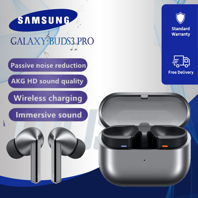 Samsung Galaxy Buds3 pro wireless Bluetooth headset noise reduction sports headphones built-in headset mic Noise Cancelling stereo audio earplugs water headphones ราคา 499 บาท*ส่งฟรี