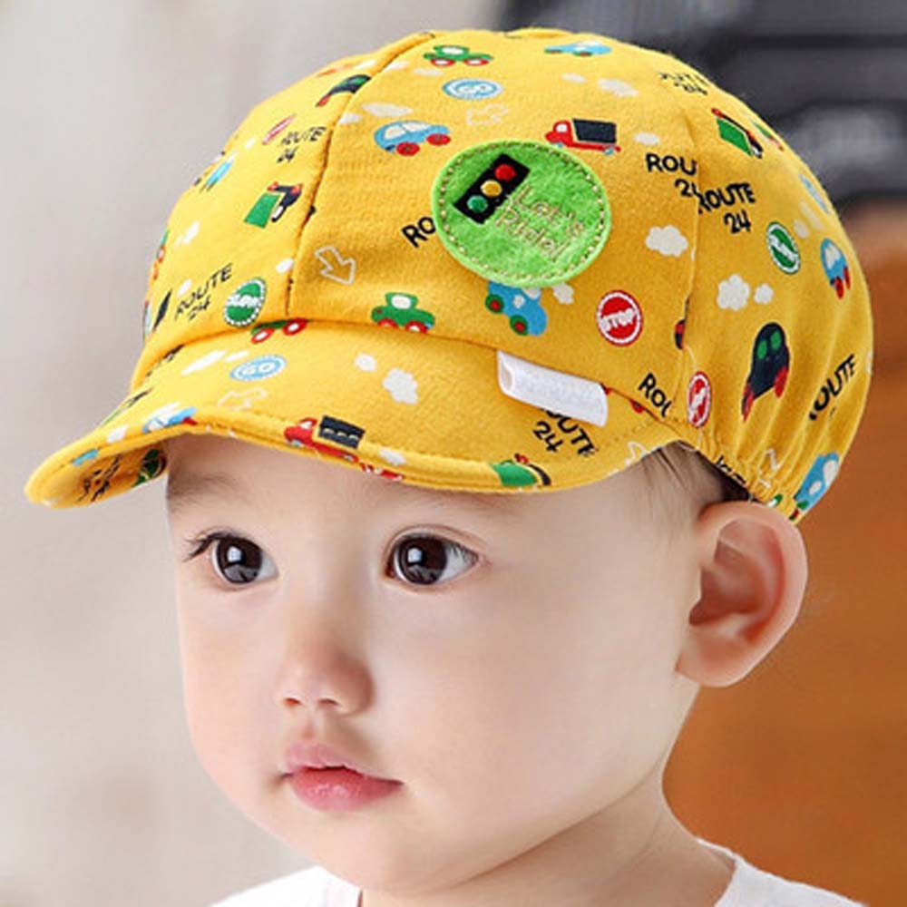 LITTLE Lovely Fashion Boy Girl Little Car Casual Hats Infant Hat Beret Cap