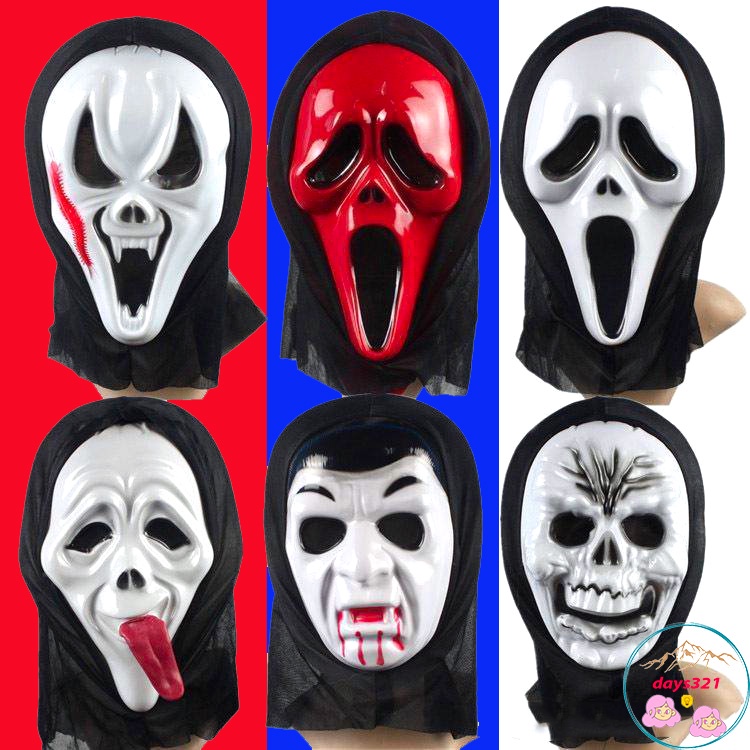 Mặt nạ thần chết Scream Halloween chính hãng hoá trang - MSP485591