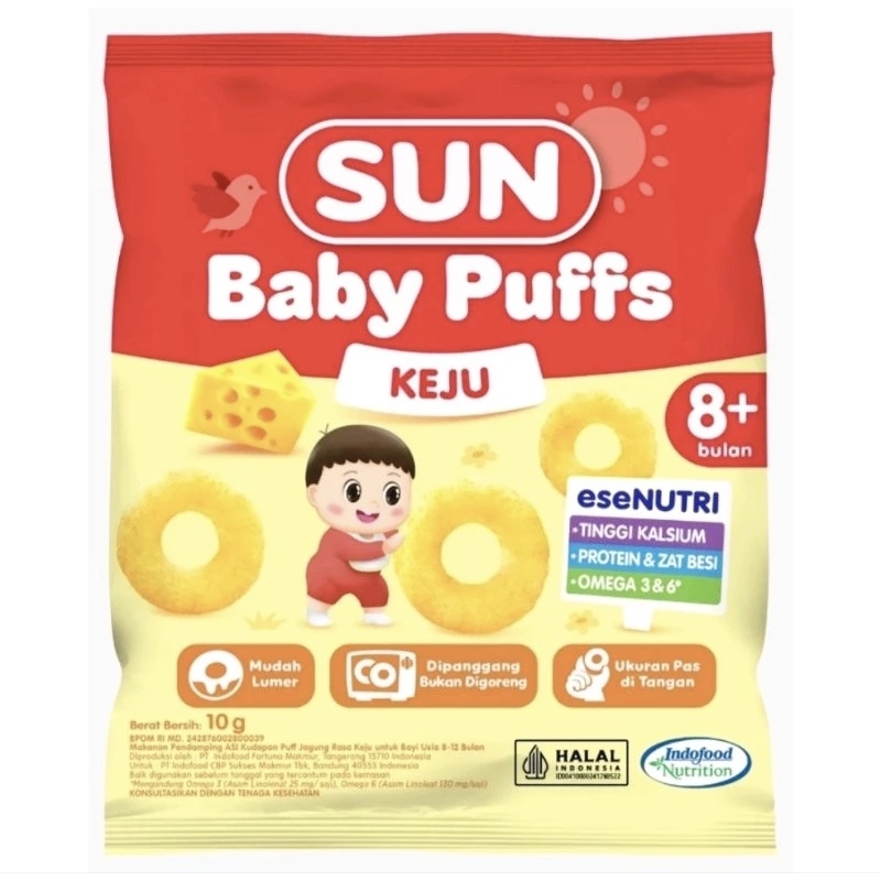 SUN Baby Puff Cemilan Snack Bayi 10gr AGG