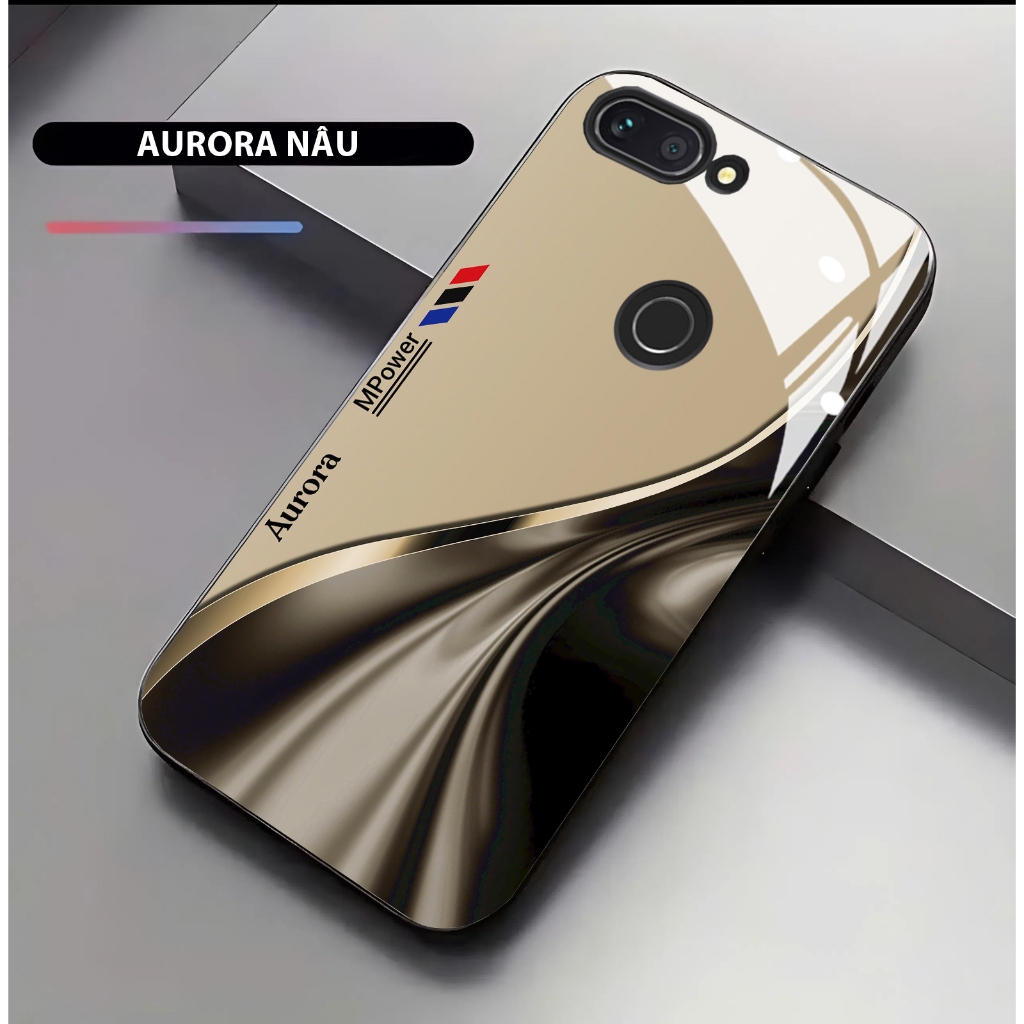 Ốp Lưng cho XIAOMI MI 8 LITE – Mặt kính cường lực sang trọng, thanh lịch