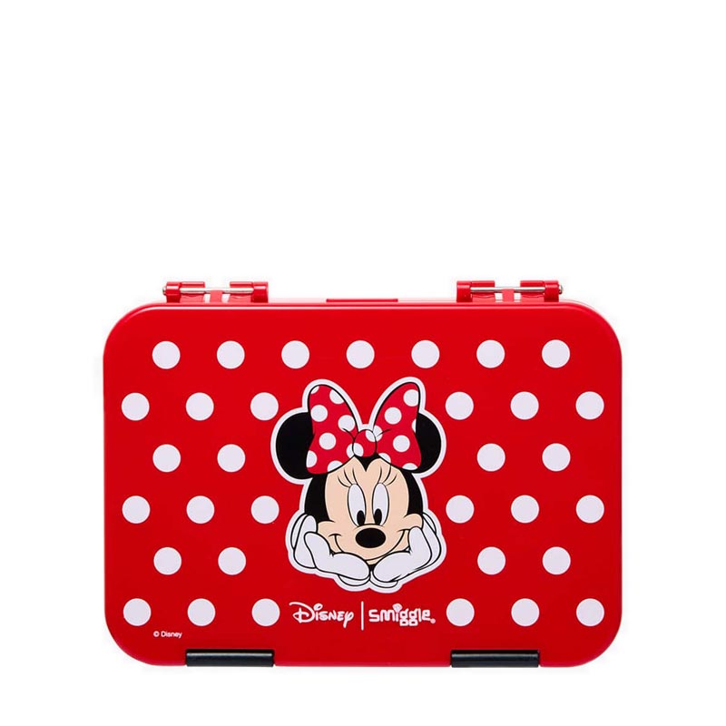 Hộp Đựng Cơm Trưa Bento Minnie Mouse Medium Happy Black Red - IGL445073BRE 