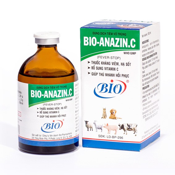 Hạ sốt giảm đau cho chó mèo - Bio Analgin C